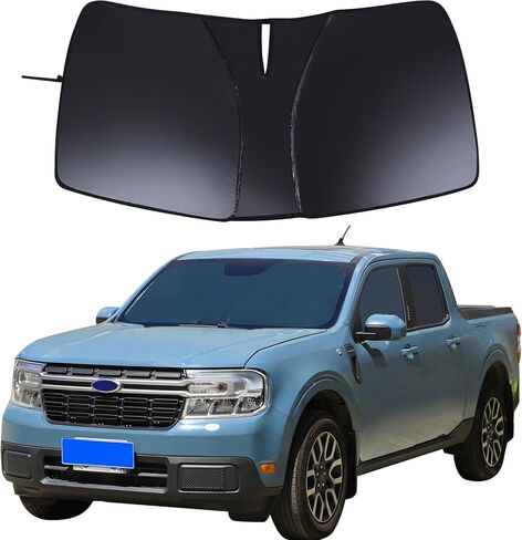Aunginsy Car Front Windshield Sunshade Compatible with Ford Maverick 2022-2025 Automotive Windshield Sunshades Foldable Reflective Sun Visor for UV Rays & Sun Heat Protection Car Interior Accessories in Saudi Arabia