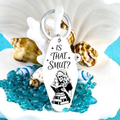 Book Lovers Gifts Bookish Gifts for Women Book Keychain Bookish Things Is That Smutt Keychain Book Accessories for Reading Lovers Reading Accessories in Saudi Arabia