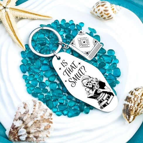 Book Lovers Gifts Bookish Gifts for Women Book Keychain Bookish Things Is That Smutt Keychain Book Accessories for Reading Lovers Reading Accessories in Saudi Arabia