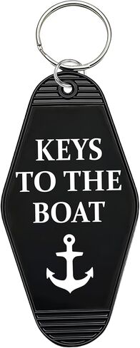 Boat Keychain Key Tag Fob, Keys to The Boat, Boat Owner Boats Driver Captain Gifts Keyring Gift in Saudi Arabia