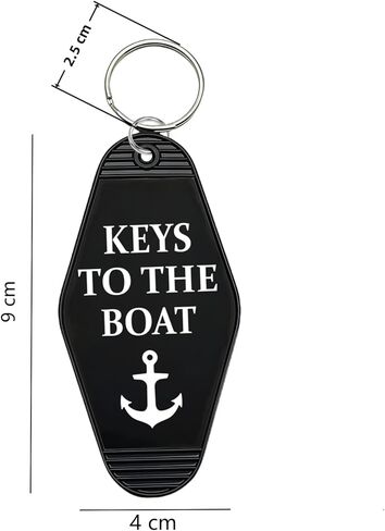 Boat Keychain Key Tag Fob, Keys to The Boat, Boat Owner Boats Driver Captain Gifts Keyring Gift in Saudi Arabia