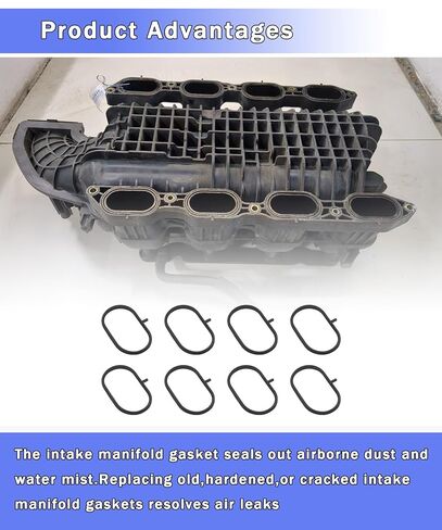 NI1415876K Set of 8 Pcs Intake Manifold Gasket Set Fits for Nissan Titan XD 2016-2024,for Nissan Armada 2017-2024,for NV2500 NV3500 2018-2021 in Saudi Arabia