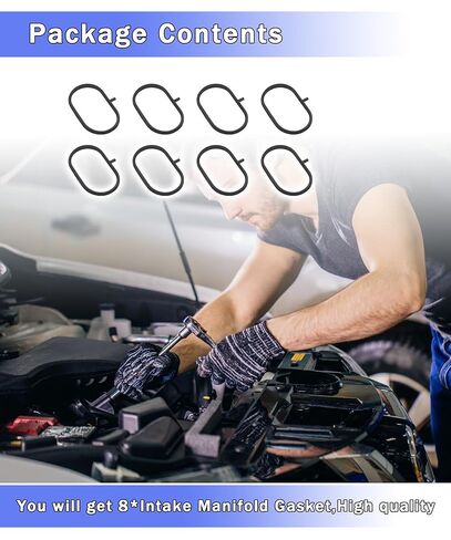 NI1415876K Set of 8 Pcs Intake Manifold Gasket Set Fits for Nissan Titan XD 2016-2024,for Nissan Armada 2017-2024,for NV2500 NV3500 2018-2021 in Saudi Arabia