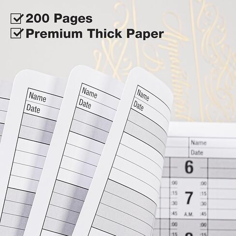 Appointment Book – Undated Salon Appointment Book, 2 Column, 11.5" x 4.7", Daily/HourlyPlanner with 200 Pages, 6 AM - 9 PM, 15 Minute Intervals Day Planner, Twin-Wire Binding, Hardcover - Gray in Saudi Arabia