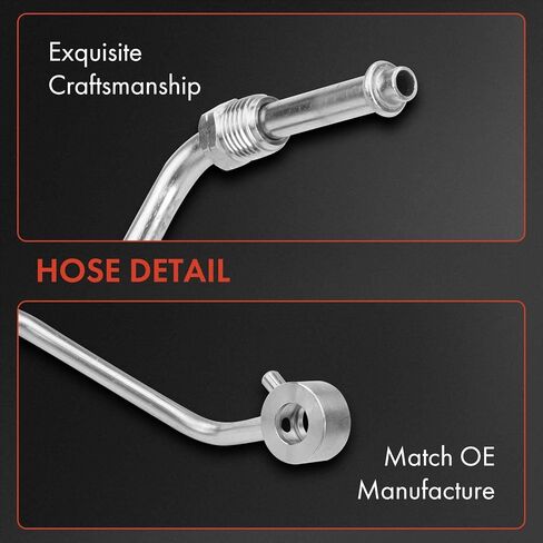 A-Premium Power Steering Hose Pressure Line Hose Assembly Compatible with Hyundai Santa Fe 2003-2006 V6 3.5L Pump To Rack in Saudi Arabia