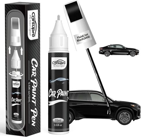 Skyscraper Grey Metallic(C4W/C54) for BMW Touch Up Paint Pen, 2 in 1 Car Scratch Remover with Pen Tip and Brush, Precise Color Match for Car Paint Scratch Repair, Quickly and Easily Fix Chips and Nicks in Saudi Arabia