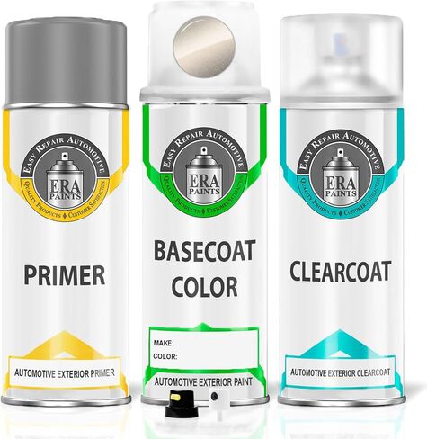 ERA Paints - PFS/KFS - Cashmere Pearl for CHRYSLER Exact OEM Color Match Automotive Touch Up Paint for Cars - Scratch & Chip Repair for Metal & Plastic - Basic Kit - Made in USA in Saudi Arabia