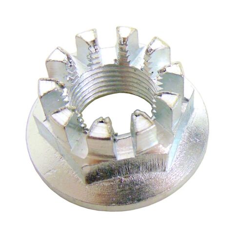Rear Axle Hub Castle Crown Nut 18mm x 1.50 2002-2014 Compatible with Suzuki Ozark 250 LTF250 in Saudi Arabia