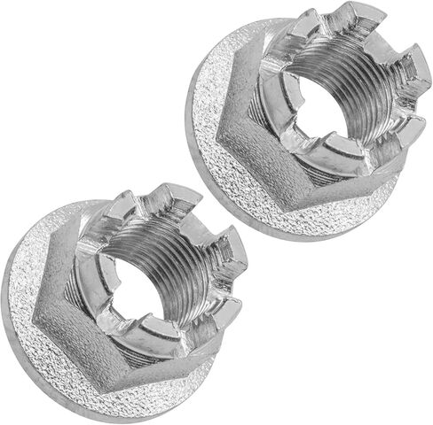 Replacement For Castle Nut for Honda Rancher 400 TRX400FA TRX400FGA 2004-07 Front Wheel Axle 2x Mod-C26C-10428 in Saudi Arabia