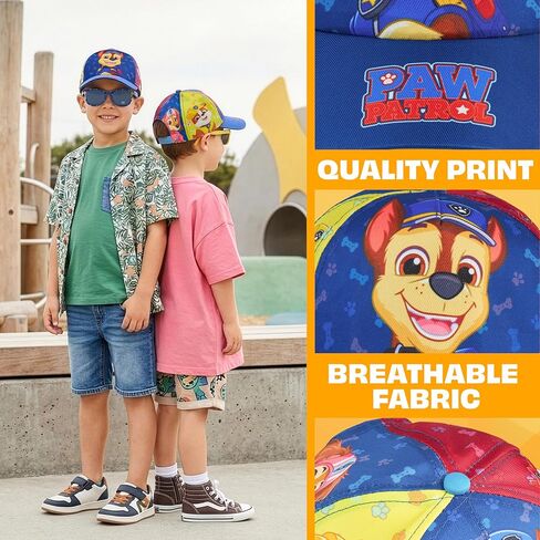 Paw Patrol | Minions Baseball Cap & Sunglasses Set for Boys, UV400 Sun Protection, Sun Hat, Shades, Gifts for Boys in Saudi Arabia