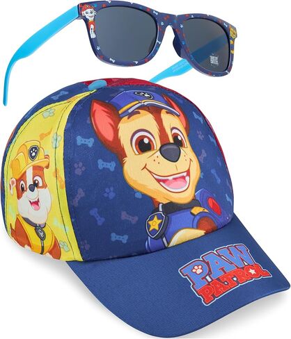 Paw Patrol | Minions Baseball Cap & Sunglasses Set for Boys, UV400 Sun Protection, Sun Hat, Shades, Gifts for Boys in Saudi Arabia