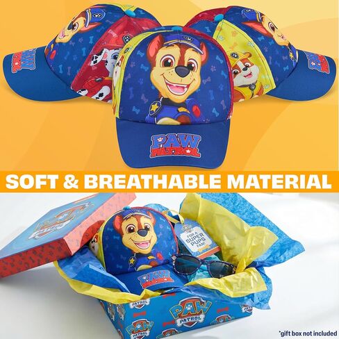 Paw Patrol | Minions Baseball Cap & Sunglasses Set for Boys, UV400 Sun Protection, Sun Hat, Shades, Gifts for Boys in Saudi Arabia