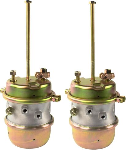 Air Brake Chamber Type 30/30, 3" Long Stroke Tandem with 15" Rod, Universal Push Rod Includes Clevis & Hardware - Replaces For Bendix NT3030ELS80, Freightliner ABP N42A 23030C3D, Newstar S-17204 in Kuwait