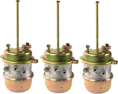 Air Brake Chamber Type 30/30, 3" Long Stroke Tandem with 15" Rod, Universal Push Rod Includes Clevis & Hardware - Replaces For Bendix NT3030ELS80, Freightliner ABP N42A 23030C3D, Newstar S-17204 in Kuwait