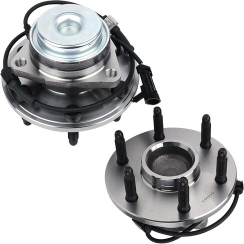 KUSATEC 515053 2pcs Front Wheel Bearing and Hub Assembly Compatible with 2000-2008 Cadillac Escalade,Chevy Avalanche Express Suburban 1500 2500 Tahoe,GMC Savana Yukon XL 1500 2500, 6 Lug Bolts w/ABS in Saudi Arabia
