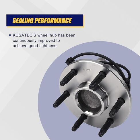 KUSATEC 515053 2pcs Front Wheel Bearing and Hub Assembly Compatible with 2000-2008 Cadillac Escalade,Chevy Avalanche Express Suburban 1500 2500 Tahoe,GMC Savana Yukon XL 1500 2500, 6 Lug Bolts w/ABS in Saudi Arabia