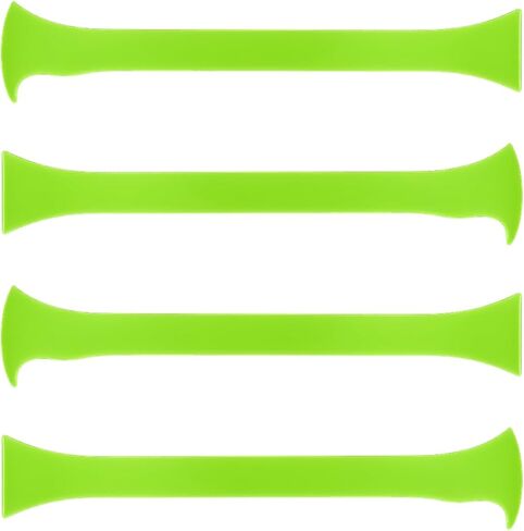 YoRise 4PCS Car Vinyl Wrap Scraper Tool, Flexible Double & Single Axe Wrapping Squeegee, Micro Car Window Curves Slot Tint Tool Kit for Film Cutting, Tucking, Sealing Application (OR&GN) in Saudi Arabia