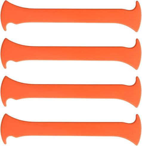 YoRise 4PCS Car Vinyl Wrap Scraper Tool, Flexible Double & Single Axe Wrapping Squeegee, Micro Car Window Curves Slot Tint Tool Kit for Film Cutting, Tucking, Sealing Application (OR&GN) in Saudi Arabia