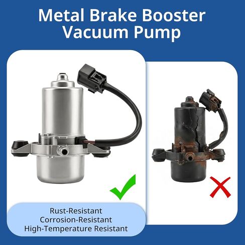 12V Brake Booster Vacuum Pump Kit with Installation Accessories Universal High-Performance 18'' to 25'' Electric Vacuum Pump for Brake Booster EVP28 in Saudi Arabia