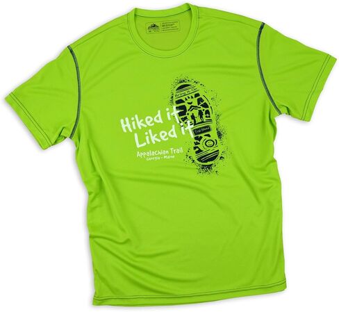 تي شيرت Mountain Graphics Hiked It Liked It Appalachian Trail ذو الأداء الممتص للرطوبة in Kuwait