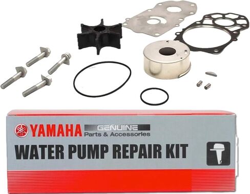 PWCParts VF200 VF225 VF250 LA/LB 4.2L VMAX SHO طقم تغيير زيت الصيانة مع طقم إصلاح إعادة بناء مضخة المياه وشمعات الإشعال والعتاد Lube HD مضخة فلتر الوقود يناسب Yamaha in Saudi Arabia