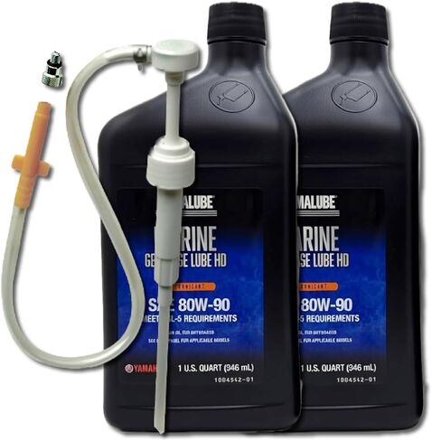 PWCParts VF200 VF225 VF250 LA/LB 4.2L VMAX SHO طقم تغيير زيت الصيانة مع طقم إصلاح إعادة بناء مضخة المياه وشمعات الإشعال والعتاد Lube HD مضخة فلتر الوقود يناسب Yamaha in Saudi Arabia