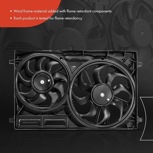 مجموعة مروحة تبريد رادياتير المحرك A-Premium متوافقة مع موديلات Ford مختارة - Transit-150 2015-2023، Transit-250 2015-2023، Transit-350 2015-2023، Transit-350 HD 2015-2023 - استبدال # CK4Z8C607B in Saudi Arabia