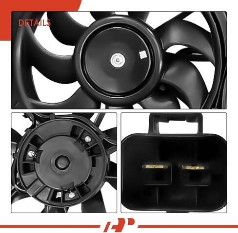 مجموعة مروحة تبريد رادياتير المحرك A-Premium متوافقة مع موديلات Ford مختارة - Transit-150 2015-2023، Transit-250 2015-2023، Transit-350 2015-2023، Transit-350 HD 2015-2023 - استبدال # CK4Z8C607B in Saudi Arabia