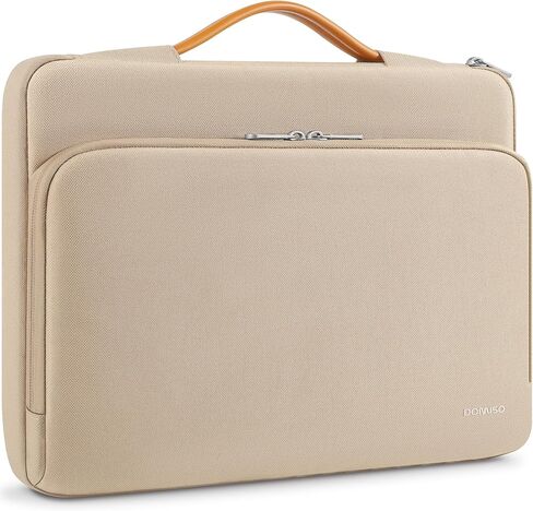 DOMISO 360 Protective Laptop Sleeve 17.3 inch Laptop Case with Handle Laptop Carrying Case for 17 inch Asus Dell 17.3" IdeaPad 3 Gen 7 17.3" ZBook Fury 17.3 G8/HP Envy/LG Gram 17",Black in Saudi Arabia