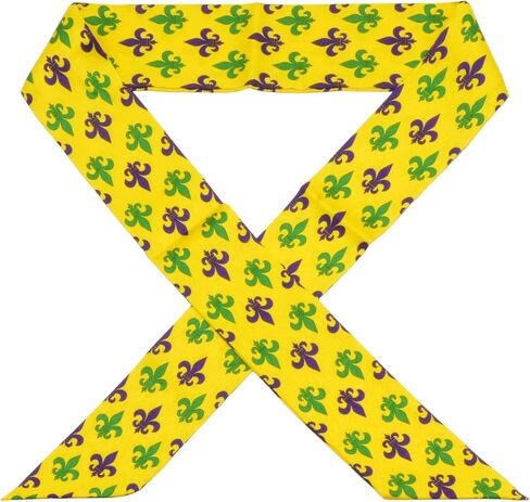 Lastclream ماردي غرا الأوشحة الشريطية للنساء الجاكار نسج ريترو حك وشاح من الساتان للشعر 50" in Kuwait