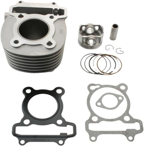 52.4mm Scooter Cylinder Block Kit 125cc 4 Stroke Compatible With Citystar Django125 Speedfight 3 Tweet in Saudi Arabia