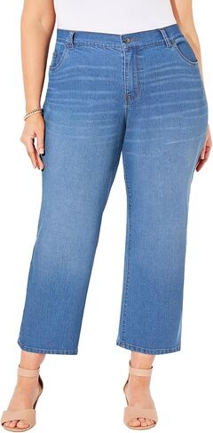 Women's Plus Size Right Fit Curvy Crop Jean in Saudi Arabia