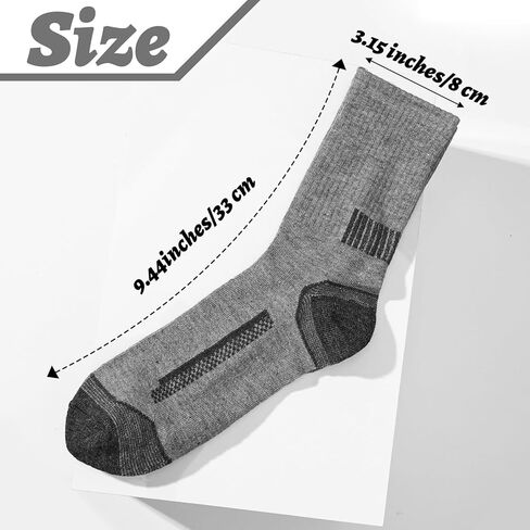 30 Pairs Mens Crew Athletic Socks for Men Moisture Wicking Cushion Crew Socks Mens Athletic Crew Socks Cushion Running Work Breathable Outdoor Socks Hiking Socks for Workout Sport Travel in Saudi Arabia