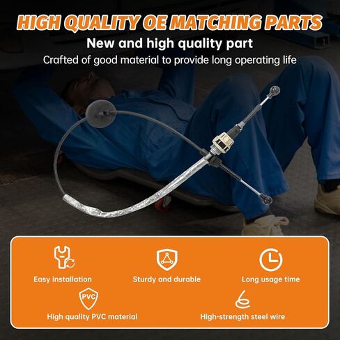 22737100 Automatic Transmission Shift Cable for Chevy Cavalier 2.2L 2002-2005，Auto Trans Shifter Cable for 2002-2005 Pontiac Sunfire 2.2L in Kuwait