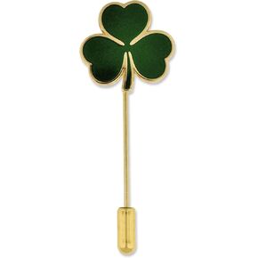 دبوس عصا طية صدر السترة من PinMart Gold St. Patrick's Day Shamrock Clover - قطعة واحدة in Saudi Arabia