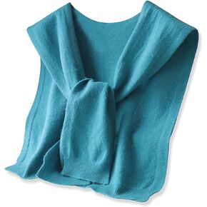 Sweater Knitted Knotted Shawl Wraps For Women Solid Color Wool Knitted Long Sleeves Knotted Blouse Decorative Shawl in Kuwait