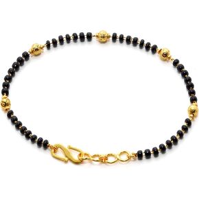 أحدث صيحات الموضة سوار الإسورة نمط Mangalsutra اليد الاصطناعية الجميلة للنساء، مقاس واحد، نحاس in Kuwait