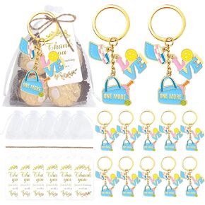 12 Pcs Pickleball Keychain Alloy Metal Charms with Organza Bags, Thank You Cards & Jute，Pickleball Party Favors, Gifts for Sports Lovers, Players, Women, Team & Tournament Souvenirs in Saudi Arabia