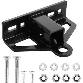 وصلة جزازة العشب بدون دوران مع جهاز استقبال 1-1/4 بوصة، ومسمار فولاذي شديد التحمل بسمك 6 مم على أجهزة استقبال وصلة المقطورة، متوافق مع العديد من موديلات جزازة العشب والجرار وعربة الجولف وATV وما إلى ذلك (بحد أقصى 7000 رطل) in Kuwait