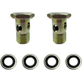 2 قطعة VGT توربو خط التبريد بانجو موصل المسمار، مدخل المياه أنبوب الترباس مع غسالات الختم متوافق مع 2007.5-2023 دودج الكمون 6.7L 2500 3500 4500 5500 68014997AA 68005451AA in Kuwait