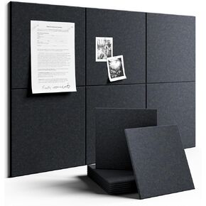 لوحة إعلانات كبيرة من اللباد مقاس 48 بوصة × 36 بوصة بديلة للوحة الفلين - 12 حزمة مع 70 علامة لاصقة آمنة قابلة للإزالة، وألواح الفلين للجدران لوحة الفلين للمنزل والمكتب والفصول الدراسية - أخضر حكيم in Kuwait