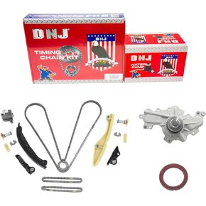 DNJ TK4213BWP مجموعة أدوات سلسلة التوقيت مع مضخة مياه لـ 2013-2016 لينكولن MKT 3.7L V6 24V DOHC 3726cc in Kuwait