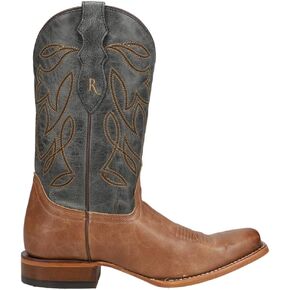 Justin Boots Womens Sandy Square Toe Casual Boots Mid Calf Low Heel 1-2" - Brown in Saudi Arabia
