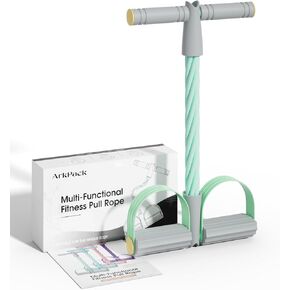 ArkPack Pedal Resistance Band with Handle,6-Tubes Elastic Pull Rope Fitness Foot Pedal Resistance Bands for Women Girls Bestie Yoga Pilates Exercise Legs Calves Waist Arms Abdomen in Kuwait