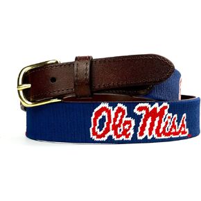 حزام نيدل بوينت مرخص رسميًا من الرابطة الوطنية لرياضة الجامعات (NCAA)، ظهر من الجلد الفاخر in Kuwait