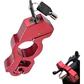 Motorcycle Handlebar Lock, Anti-Theft Anti-Picking Device for Brake Handlebar, Portable Adjustable Throttle Lock, Heavy Duty Anti-Rust Fixing Accessory for Bicycle Motorcycle Tricycle (Black) in Kuwait