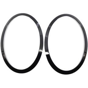 2pcs Car Lamp Ring Cover Case Replacement Car Headlight Frame Cover Housing Decoration Stickers Compatible for Mini Cooper F55 F56 F57(Headlight Frame) in Kuwait