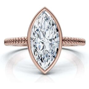 1-5 قيراط خاتم الخطوبة عديم اللون VVS 925 فضة و 10K 14K 18K الصلبة الذهب الحافة مجموعة مويسانيتي خاتم الخطوبة هدية الكريسماس للنساء in Kuwait