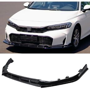 Front Lip Compatible with Honda Civic 2025 2026, Gloss Black Bumper Air Dam Spoiler Lower Chin Fits for Hatchback Sedan, Protection Body Part in Kuwait