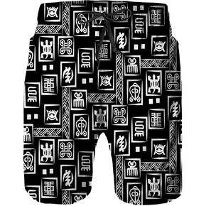 Mens Swim Trunks with Mesh Lining,Quick Dry Swimsuit Board Shorts Beach Pants Swimwear Bathing Suits in Saudi Arabia